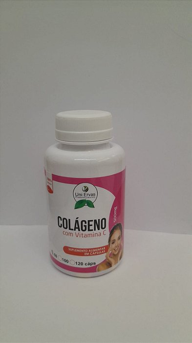 Colágeno com Vitamina C - 500mg