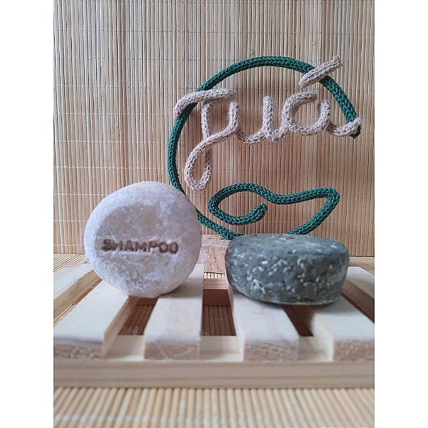 Shampoo Sólido Natural de Argila Para Cabelos Secos -70g