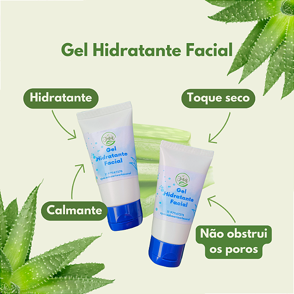 Gel Hidratante Facial - Aloe Vera e Lavanda