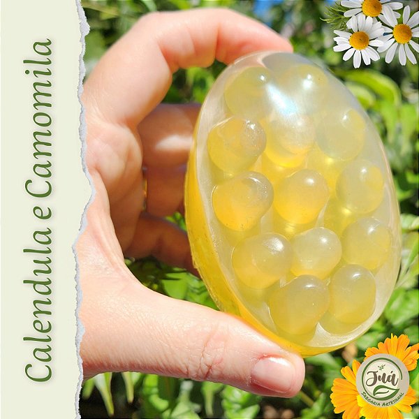 Sabonete para Dermatite e Peles Sensíveis | Calêndula e Camomila