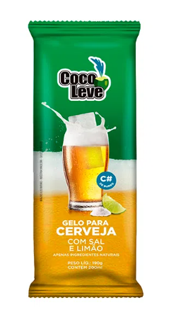 GELO SABORIZADO COCO LEVE PARA CERVEJA COM SAL E LIMÃO - Clube da Cerveja