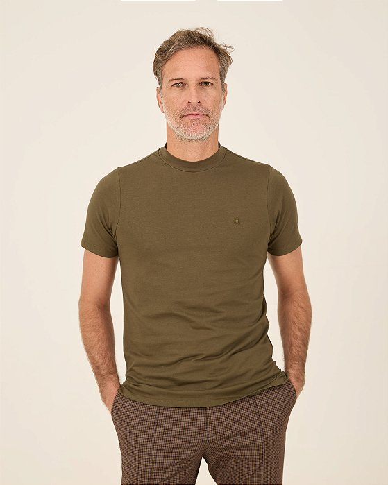 Camisa Gola Alta Verde