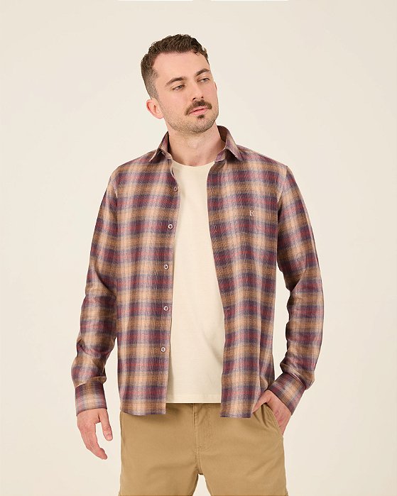 Camisa Social Flanelada