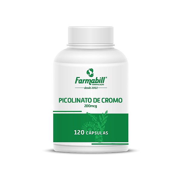 Suplemento dietético Picolinato de Cromo 200mcg -120 cáp.