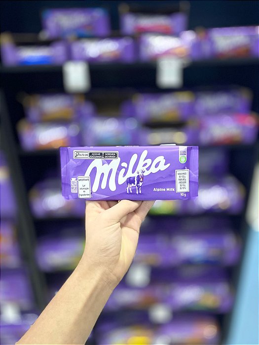 Milka Barra de Chocolate Alpine Milk 100g