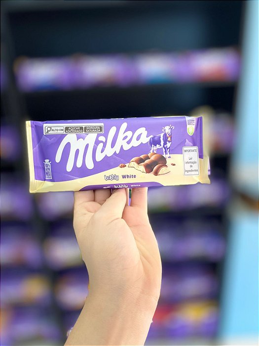 Milka Barra de Chocolate Bubbly White 95g