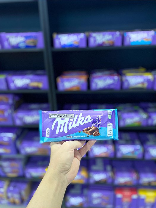 Milka Barra de Chocolate Bubbly Alpine 95g