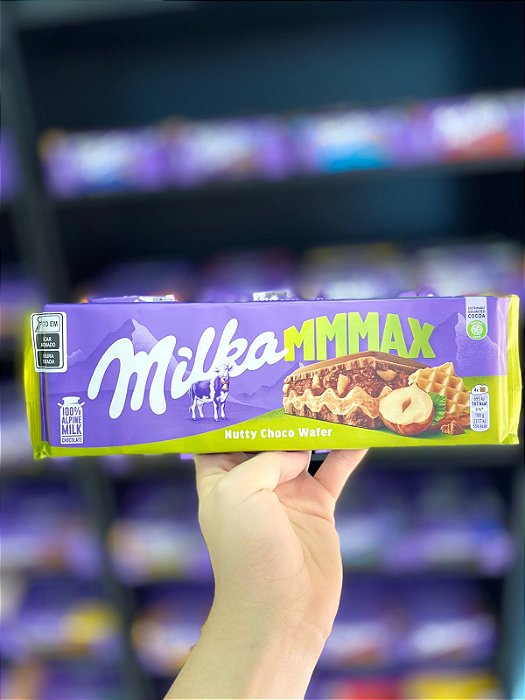 Milka Barra de Chocolate Nutty Choco Wafer 270g