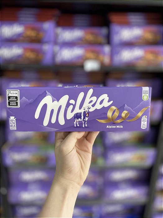 Barra de Chocolate Milka Gigante Alpine Milk 250g
