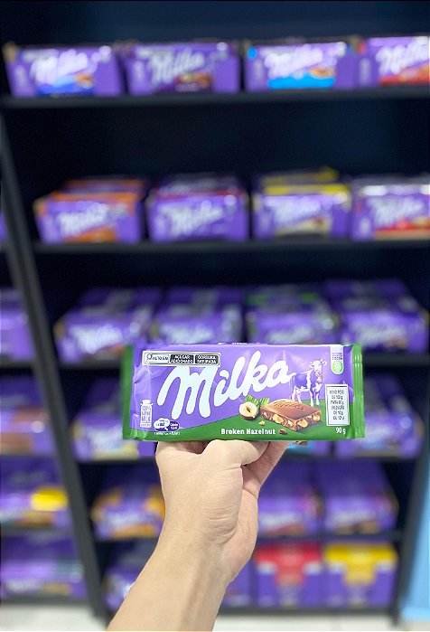 Milka Barra de Chocolate Broken Hazelnuts 100g