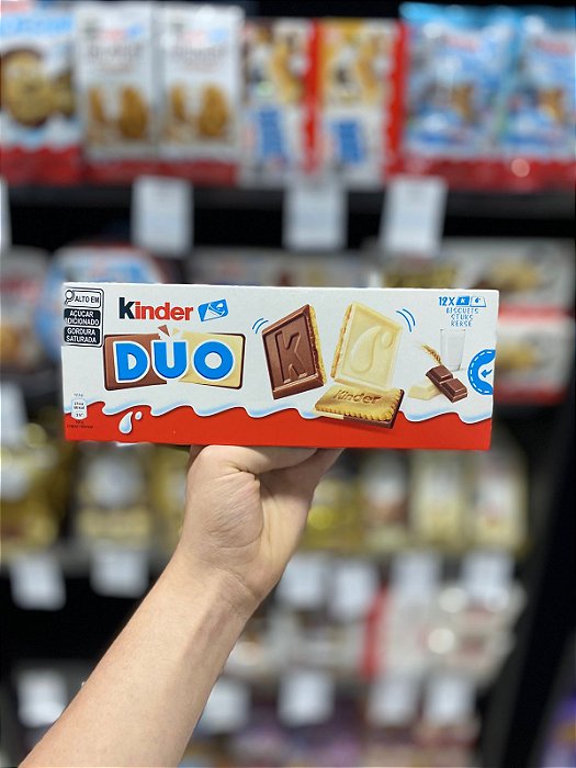 Biscoito Kinder Duo Com 12 Unidades
