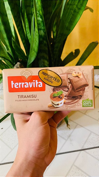 Terravita Barra de Chocolate Tiramissu 100g