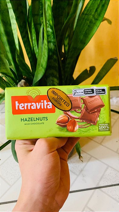 Terravita Barra de Chocolate Hazelnuts 100g