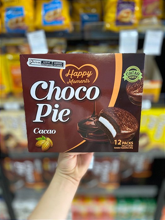 Choco Pie Cacao Caixa com 12 unidades 336g