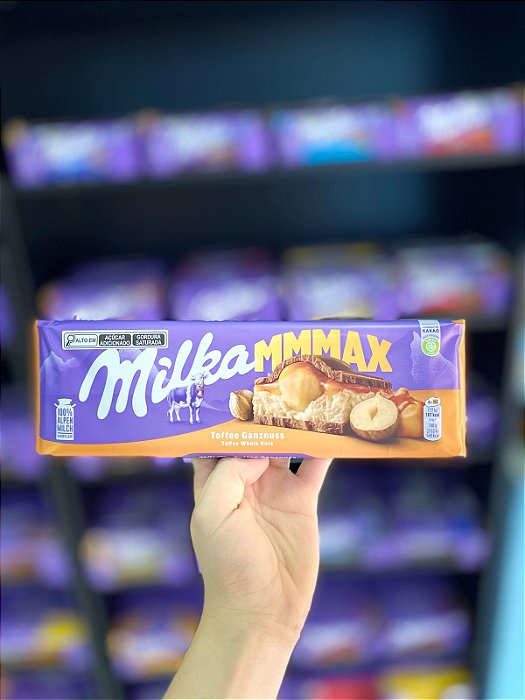 Milka Barra de Chocolate Gigante Toffee Whole Nuts 300g