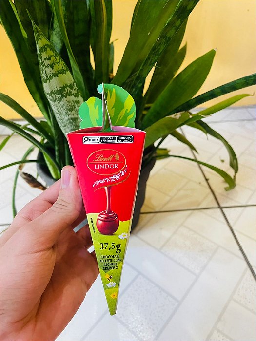 Lindt Cenoura de Páscoa com 3 Trufas 37,5g