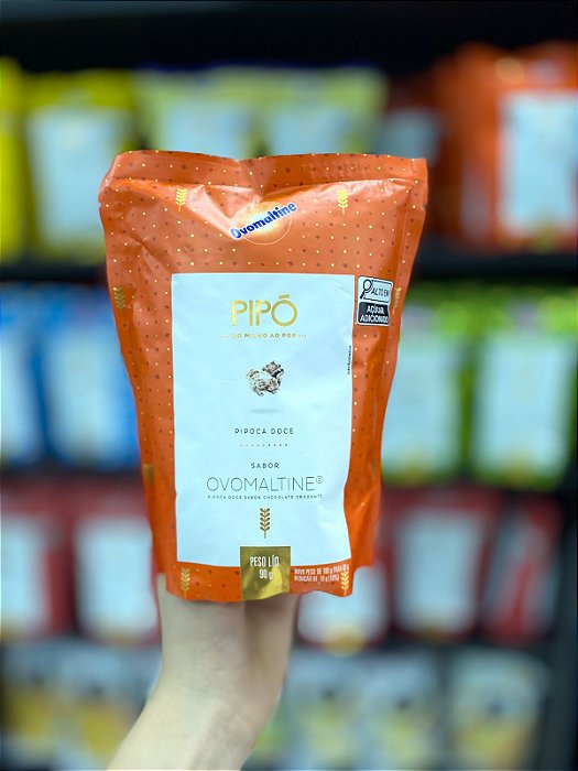 Pipó Pipocas Gourmet Ovomaltine 100g