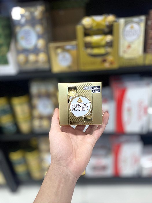 Ferrero Rocher Caixa com 4 Unidades 50g
