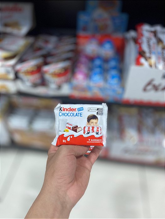 Kinder Chocolate Com 4 Barrinhas 50g