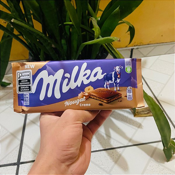 Chocolate Importado Milka Nougat Creme 100g