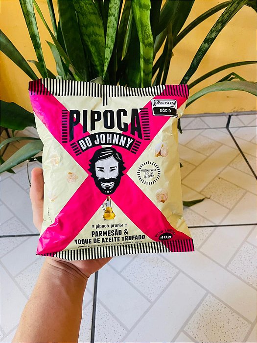 Pipoca Gorumet Do Johnny Parmesão e Toque de Azeite Trufado 40g