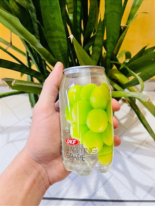 Refresco Coreano Sparkling Uva Verde 350ml