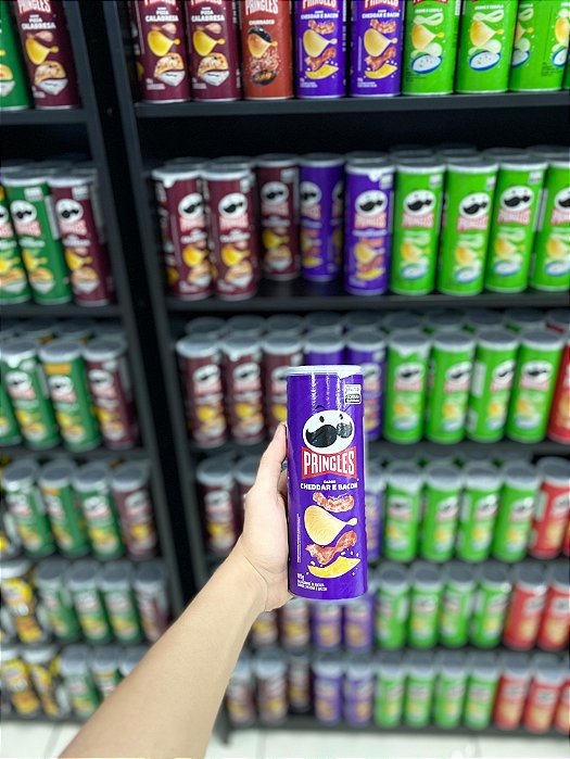 Pringles Cheddar e Bacon Batata 105g