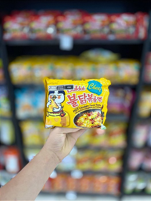 Lamen Coreano Samyang Buldak Hot Chicken Cheese 140g