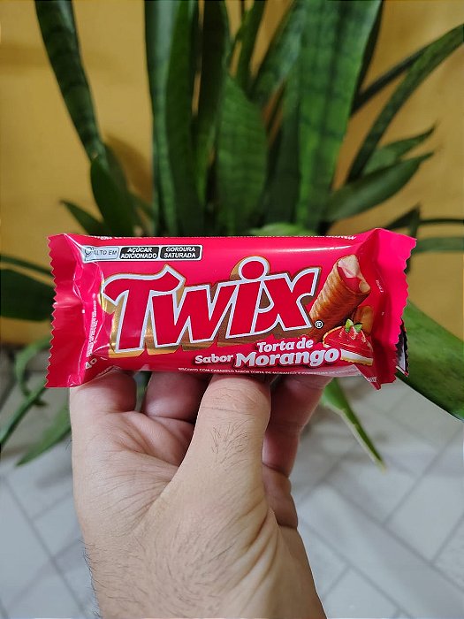Chocolate Twix Torta de Morango 40g *Edição Limitada*