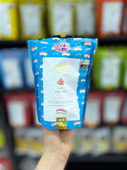 Pipó Pipocas Gourmet Fini Dentaduras 80g *Edição Limitada*