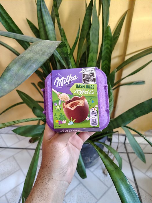 Milka Caixa com 4 Ovos de Chocolates Trufados De Avelã 136g