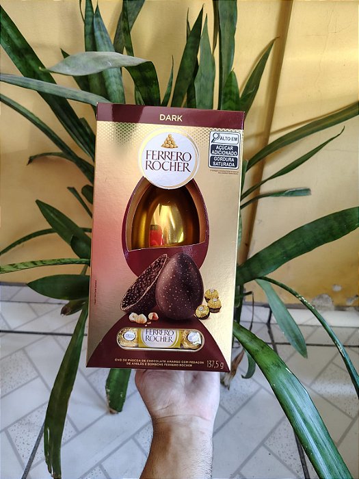Ovo De Pásoca Ferrero Rocher Dark 137,5g
