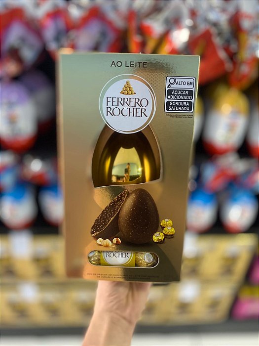 Ovo de Páscoa Ferrero Rocher Ao Leite 137,5g