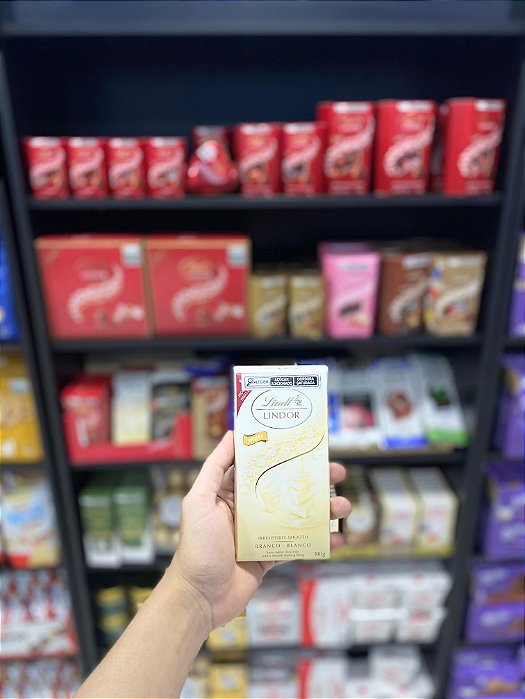 Lindt Chocolate Barra Lindor Branco 100g