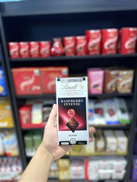 Lindt Chocolate Barra Excellence Raspberry Dark 100g