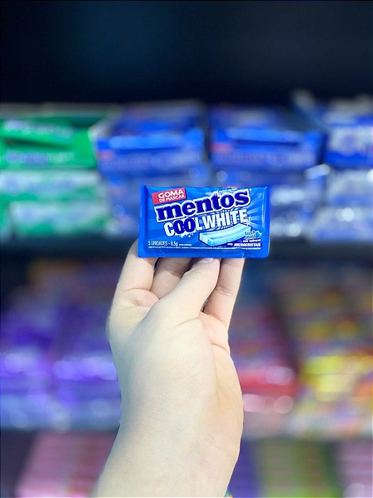 Mentos Chicle Cool White Freshmint 8,5g