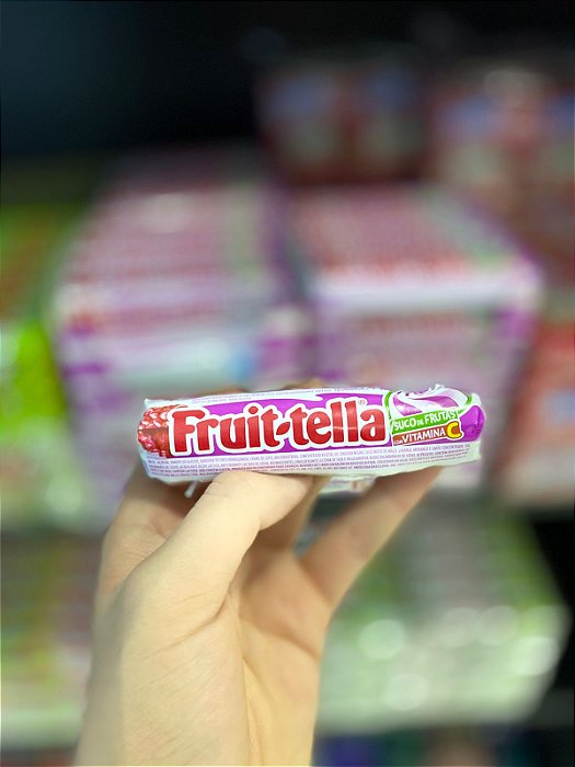 Fruittella Bala Framboesa Com Creme de Leite 41g