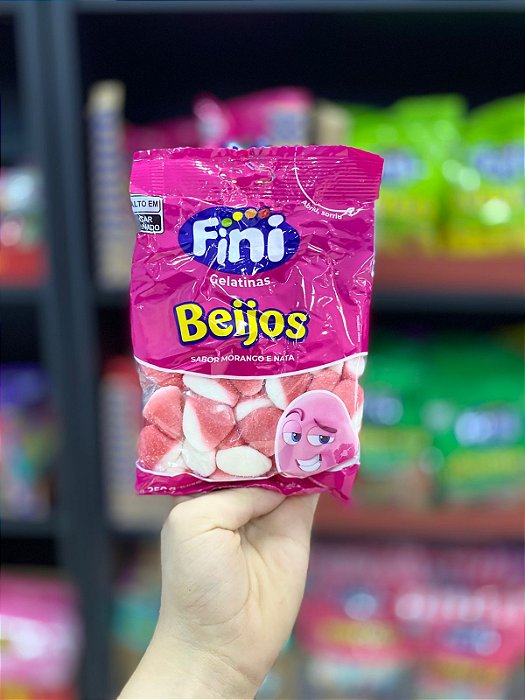 Fini Bejos Morango 250g (Tamanho Familia)