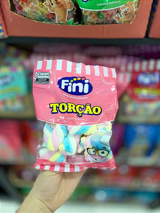Bala Fini Marshmallow Torção 80g