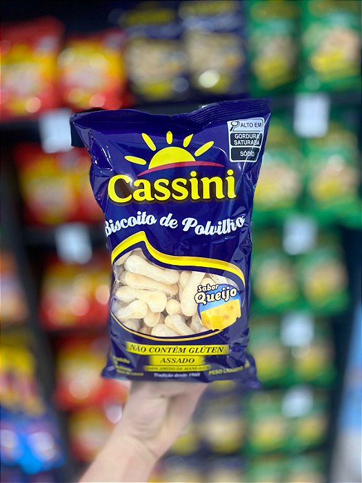 Biscoito Cassini Polvilho Sabor Queijo 100g