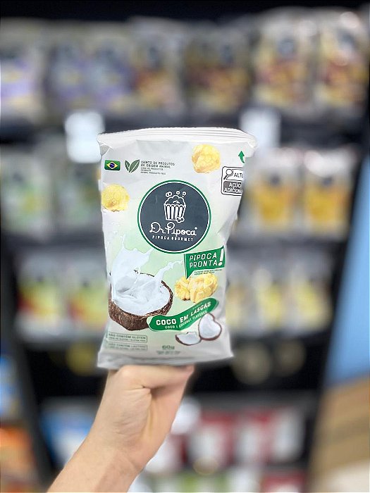 Pipoca Gourmet Dr Pipoca Coco Em Lascas 60g
