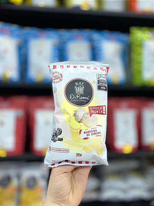 Pipoca Gourmet Dr Pipoca Manteiga de Cinema 30g