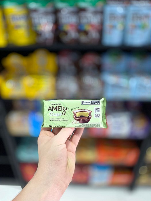 Chocolate Ameizi Cups Pistache 42g