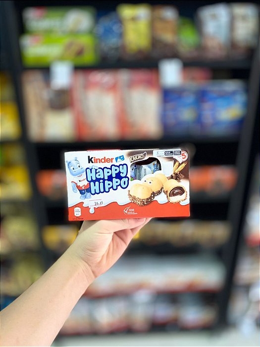 Biscoito Kinder Happy Hippo c/5 Unidades