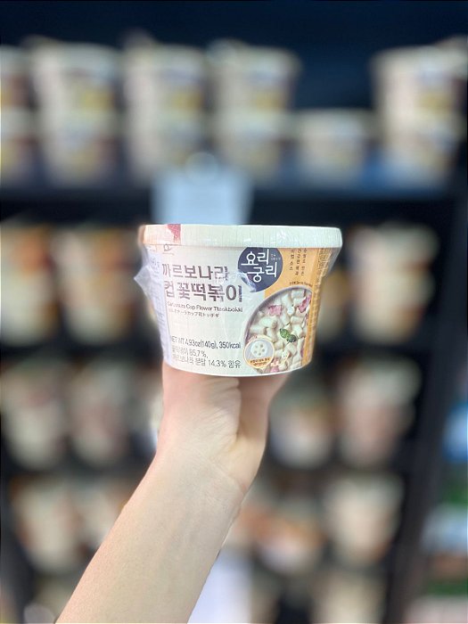 Topokki Cup Tteokbokki Cup Carbonara 140g
