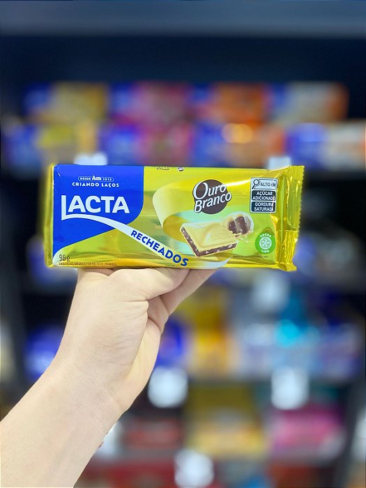 Barra de Chocolate Lacta Ouro Branco 98g
