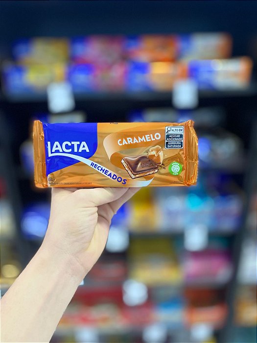 Barra de Chocolate Lacta Caramelo 104g