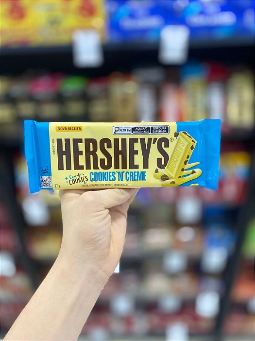 Barra de Chocolate Hersheys Cookies n Creme 77g