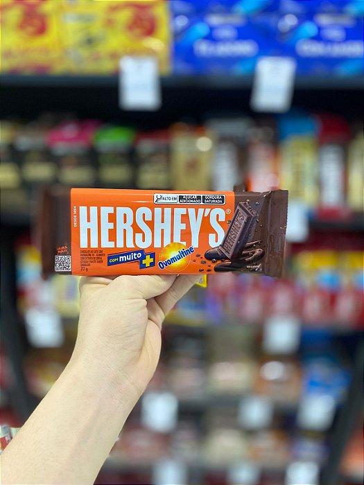 Barra de Chocolate Hersheys Ovomaltine 77g