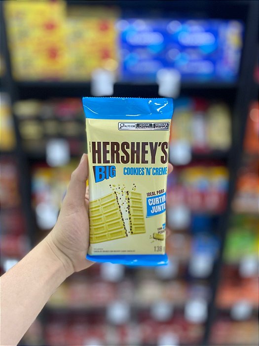 Barra de Chocolate Hersheys Gigante Cookies n Creme 138g
